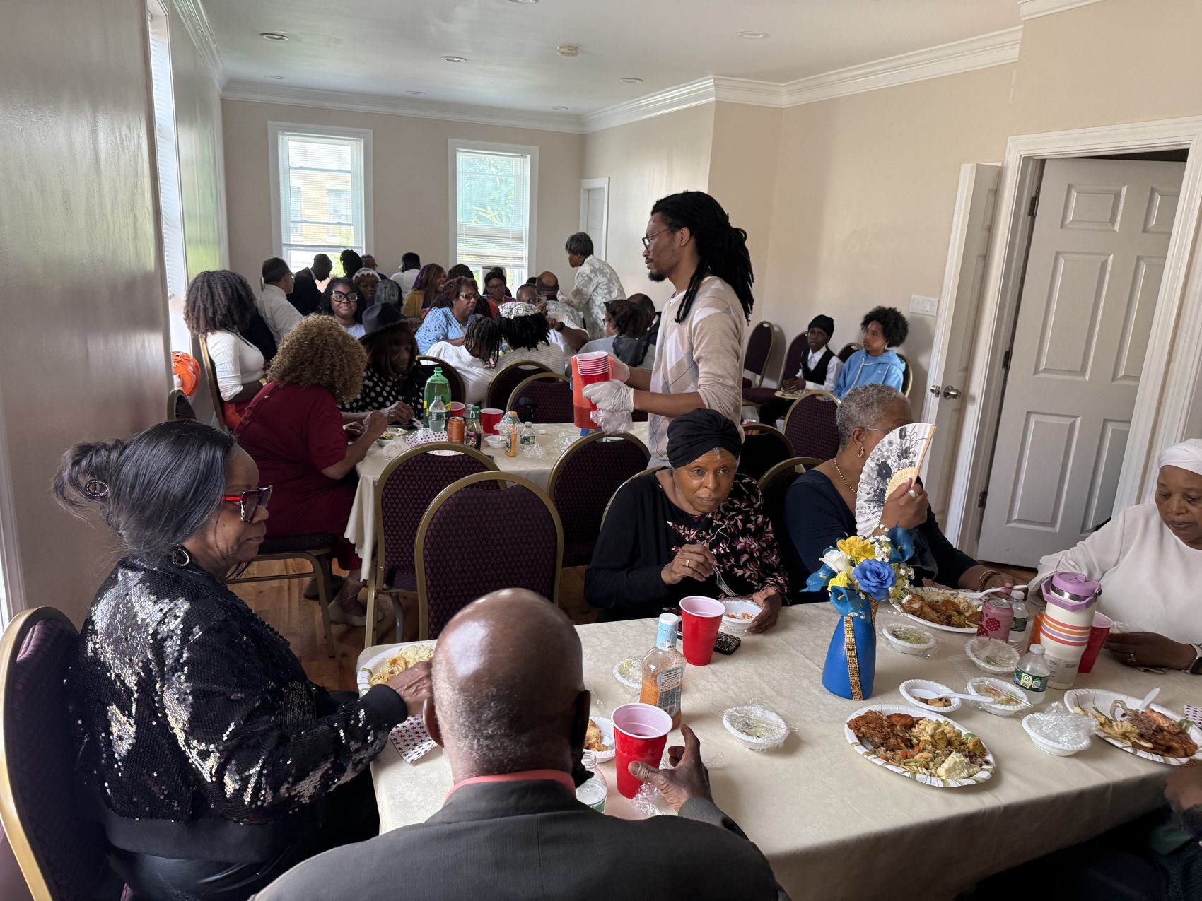 Fellowship meal after service